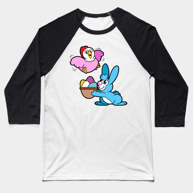 Easter Bunny Baseball T-Shirt by happyeasterbunny